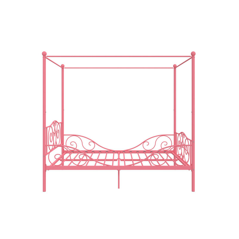 Zoomie Kids Biggerstaff Drawer Canopy Bed & Reviews Wayfair